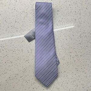 Men's Lavender Striped Tie  NWT